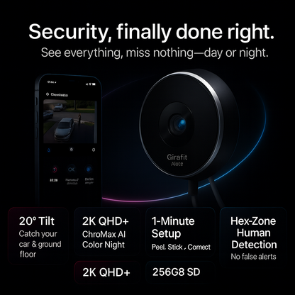 Girafit 2K Second Floor Window Camera