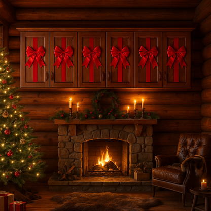 The Home Decor Luxury Collection: Red Xmas Fringe