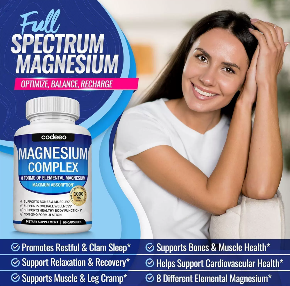 Codeeo's 8X Magnesium Advanced Complex
