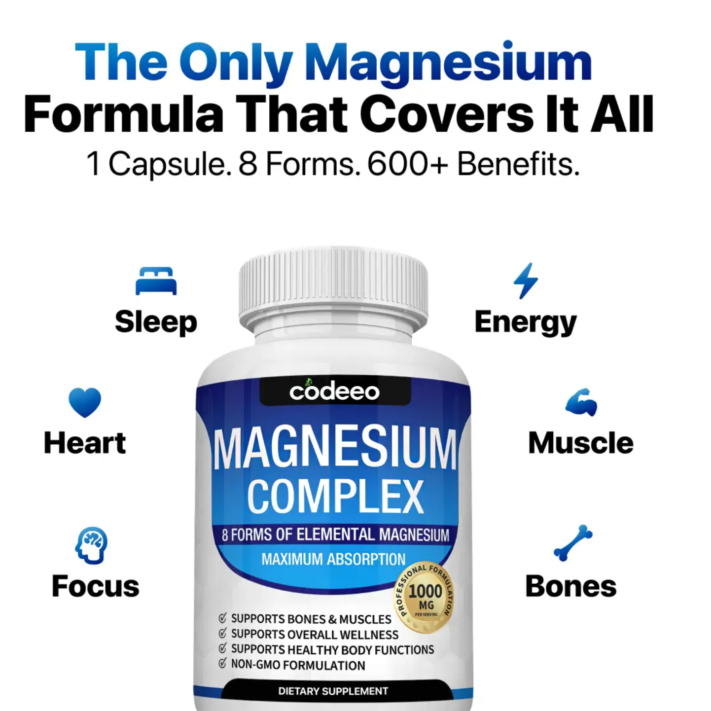 Codeeo's 8X Magnesium Advanced Complex