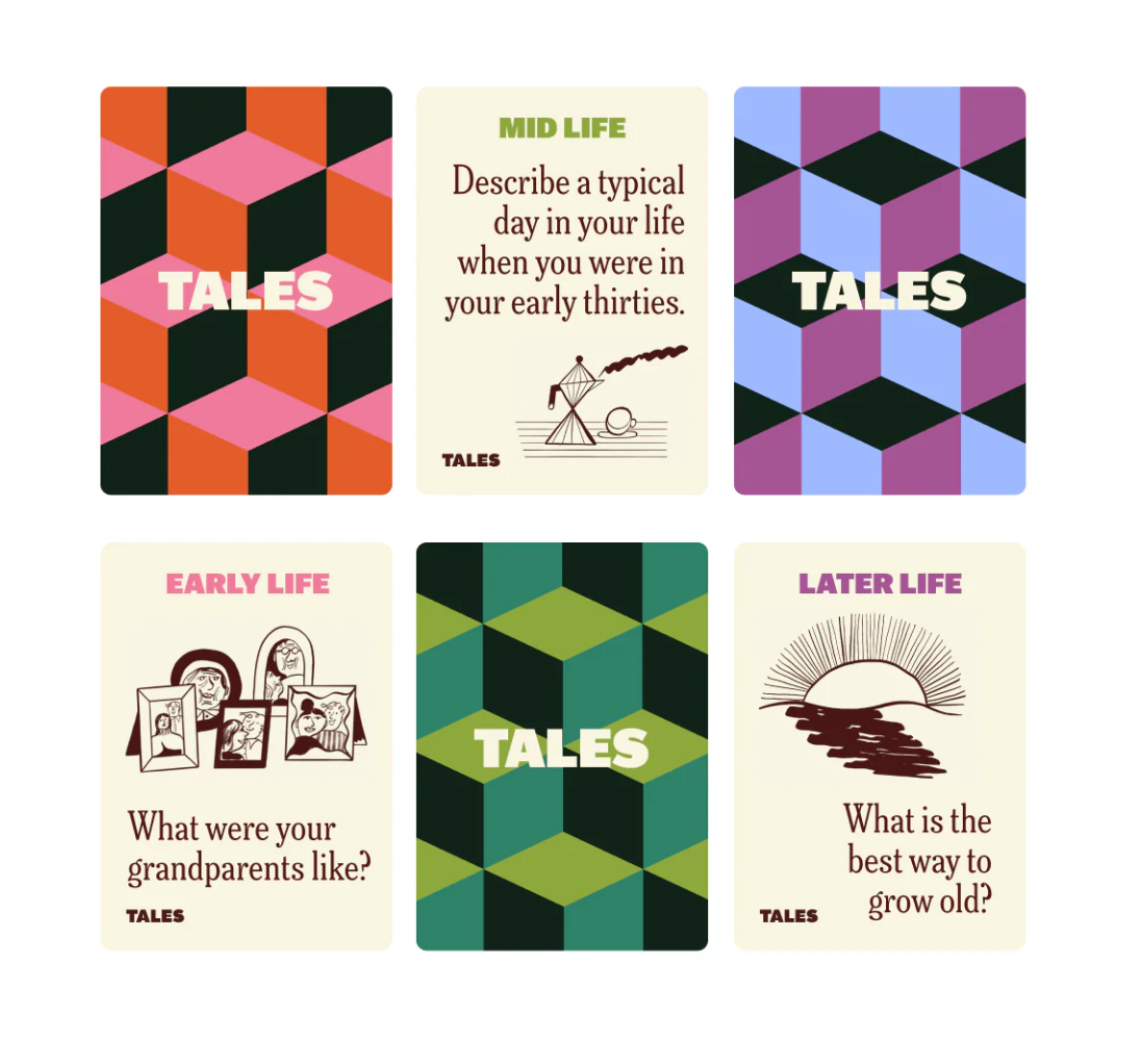 TALES Conversation Cards - 3 Different Decks