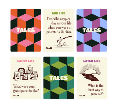 TALES Conversation Cards - 3 Different Decks