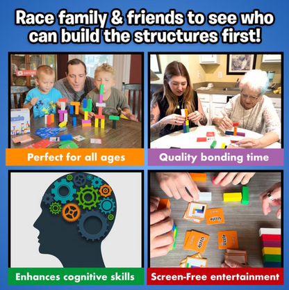 The Uzzle: Stack Royale - Engaging Table Game for Family, Couple, Kids & Adults