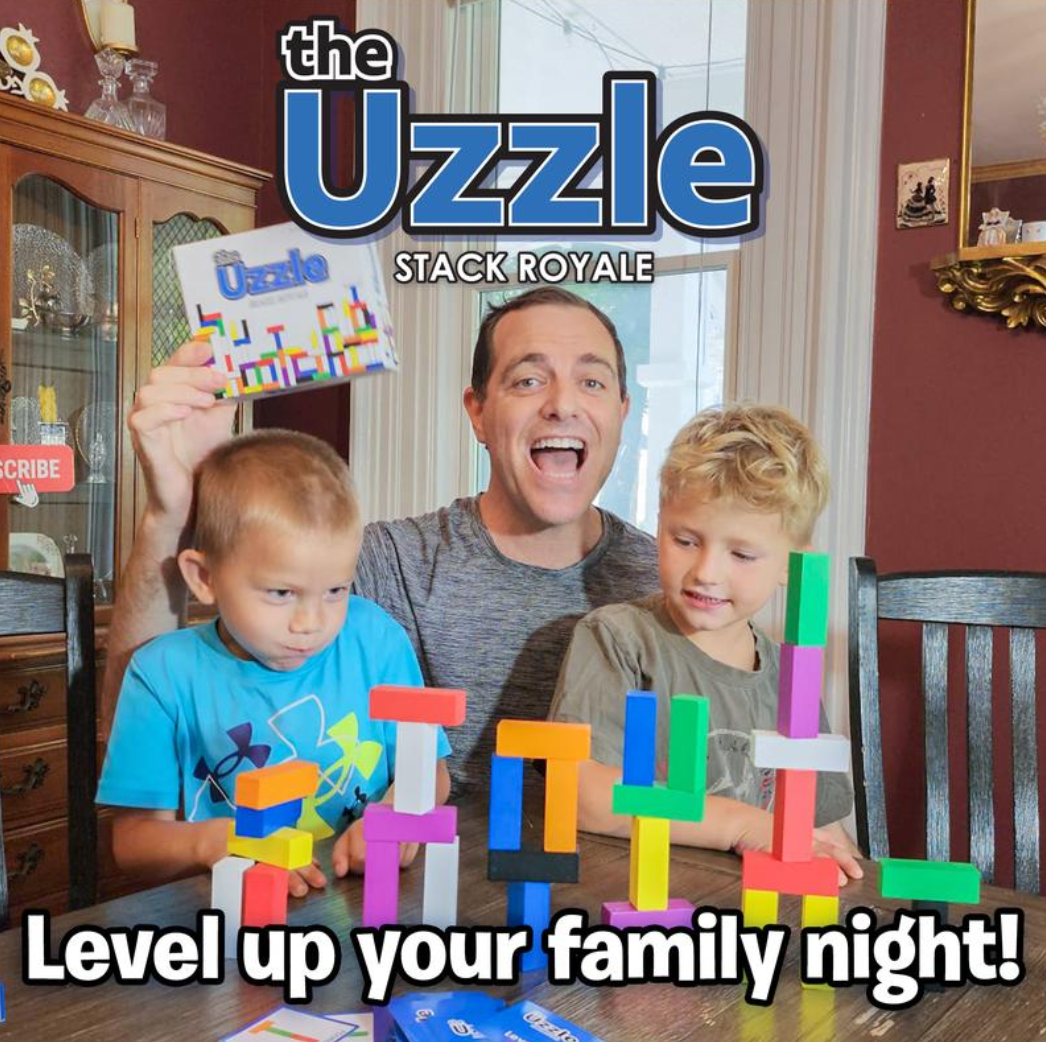 The Uzzle: Stack Royale - Engaging Table Game for Family, Couple, Kids & Adults