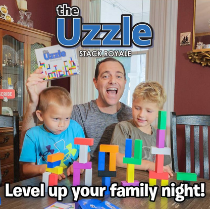 The Uzzle: Stack Royale - Engaging Table Game for Family, Couple, Kids & Adults