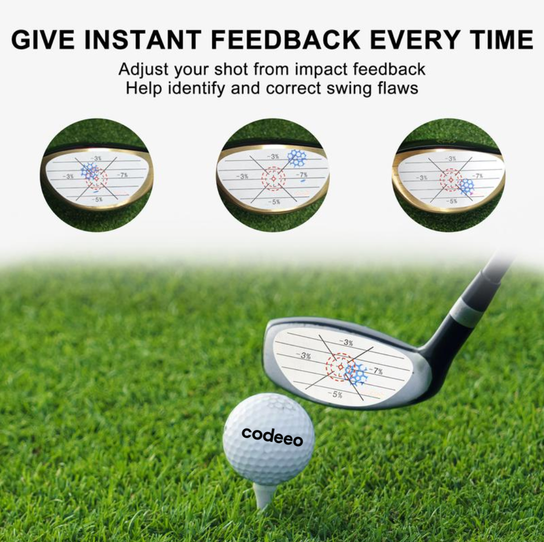 Codeeo Pro Impact Tape™ Master Contact. Improve Aim. Reduce Strokes.